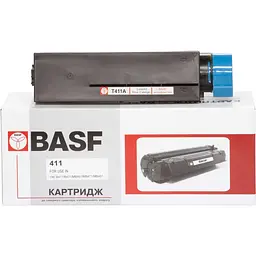 Картридж тон. BASF для OKI B411/431/ аналог 44574702/44574705 Black ( 3000 ст.) (BASF-KT-B411B) - мініатюра 1