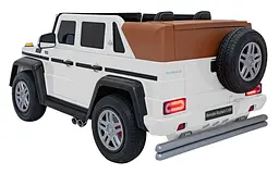 Дитячий електромобіль Mercedes Benz Maybach G650, з регулюванням сидінь, білий - мініатюра 8
