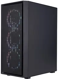 Корпус 1stPlayer Go6-BK-4FS7 Black без БП (Go6-BK-4FS7) - мініатюра 2