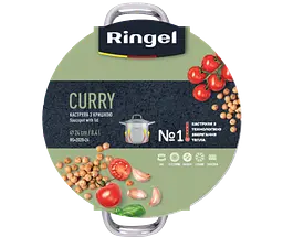 Каструля Ringel Curry (8.4 л) 24 см нержавіюча сталь ㅤ ㅤ - мініатюра 6