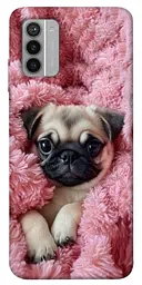 TPU чохол Demsky Мопс у ніжностях для Nokia G42