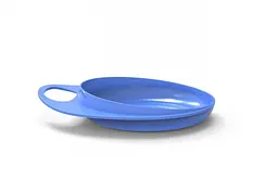 Набір тарілок Nuvita Easy Eating, синій, 2 шт. (NV8451Blue) - мініатюра 2
