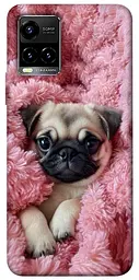 TPU чохол Demsky Мопс у ніжностях для Vivo Y21 / Y33s