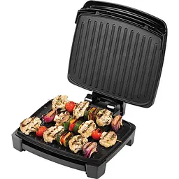 Гриль Russell Hobbs George Foreman притискний Immersa Medium 1300Вт з'ємні пластини метал пластик чорний (28310-56) - мініатюра 2