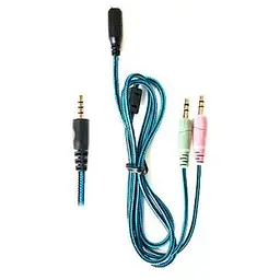 Навушники Real-El GDX-7500 Black/Blue (EL124100015) - мініатюра 8