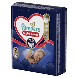 Підгузки Pampers Night Pants Розмір 7 (15+ кг) 35 шт (8006530320573) - мініатюра 2