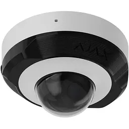 IP-камера Ajax дротова DomeCam Mini, 8мп, 4мм, Poe, True WDR, IP 65, ІЧ 30м, аудіо, кут огляду 75° до 85°, міні купольна, біла - мініатюра 3