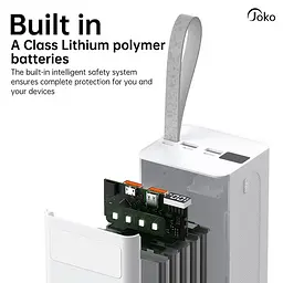 Універсальна зарядна батарея Konfulon Joko J10 50000mAh з 5 портами 22,5W - мініатюра 7