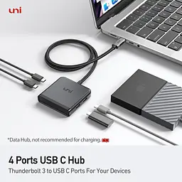 USB-C 10G концентратор | 4 * USB-C | Ethereal - мініатюра 3