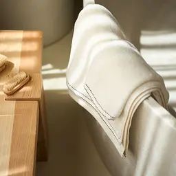 Рушник MBM HOME Слід вітру 50x90 см шпилька айворі (BT-17 M IVORY/PIN) - мініатюра 9