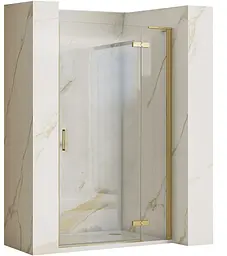 Душові двері Rea Hugo 80 brushed gold REA-K8410