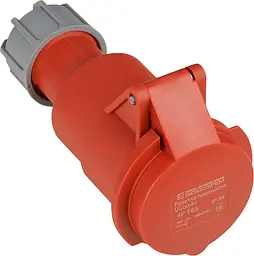 Розетка переносна P4 16А IP44 3P+PE UCombi АСКО-УКРЕМ (A0080010123) - мініатюра 3