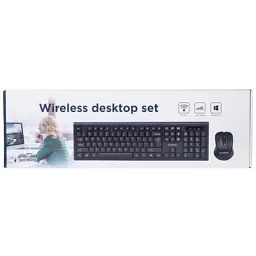 Комплект Gembird KBS-WM-03-UA Wireless Black (KBS-WM-03-UA) - мініатюра 3