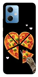 Чохол Demsky Pizza Love Cat для Xiaomi Redmi Note 12 5G