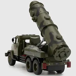 Іграшка Військова Машинка КрАЗ з Ракетною Встановкою Автопром - мініатюра 5
