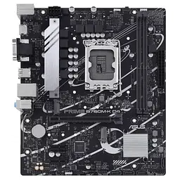 Материнська плата ASUS PRIME B760M-K D4 (PRIME B760M-K D4) (Socket 1700, Intel B760, Micro-ATX)