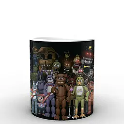 Кухоль GeekLand Five Nights At Freddys  П'ять ночей з Фредді постер FN.02.001.600 330 мл білий - мініатюра 3