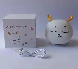 Силіконовий нічник-іграшка «Олень» з сенсором та USB-зарядкою