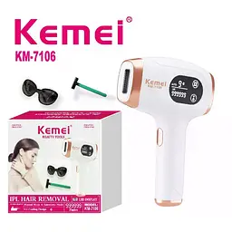 Фотоепілятор Kemei KM-7106 білий