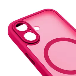 Чехол для Apple iPhone 17, Lush MagCase, розовый, противоударная панель-накладка из TPU и PC, полупрозрачный чехол с MagSafe (с магнитом), с защитой камеры, поддержка беспроводной зарядки, защита всего корпуса, ArmorStandart (ARM87484) - мініатюра 4