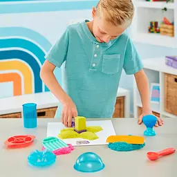 Набір піску для дитячої творчості Kinetic Sand Кольорові пригоди 3 кольори 907 г (71647) - мініатюра 6