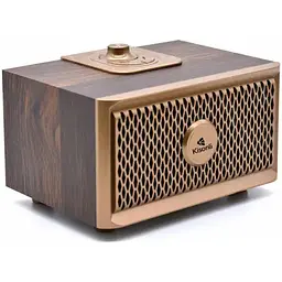 Портативна колонка ретро Kisonli G2 Bluetooth 1200 mAh 10 Вт Dark Wood - мініатюра 2