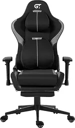Геймерське крісло GT Racer X-2308 Fabric Blac)/Gray (X-2308 Fabric Black/Gray) - мініатюра 1