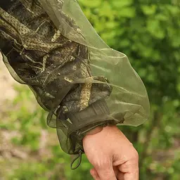 Антимоскітний костюм Mosquito Захист від комах (котарів, кліщів, мошок) сітка Оливкового - мініатюра 4