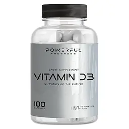 Вітамін D3 Powerful Progress Vitamin D3, 100 капсул