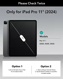 Чохол-клавіатура ESR Ascend Keyboard Case US Layout-Black для iPad Pro 11” (2024) - мініатюра 2