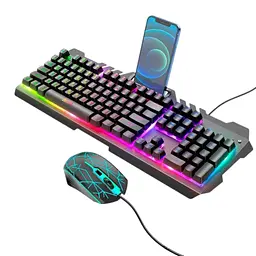 Набір Миша та клавіатура Hoco DI16 Gaming Illuminated (розкладки Ukr/En)