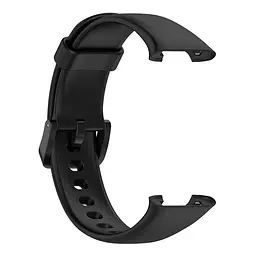 Силіконовий ремінець для фітнес браслетів Xiaomi Mi Band 7 Pro, Silicone, black, зі зручною застібкою, на фітнес трекер та смарт годинник, ArmorStandart (ARM66799) - мініатюра 4