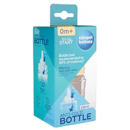 Пляшка Canpol babies Easystart Mountains антиколікова з широким отвором 120 мл бежева (35/242_bei) - мініатюра 13