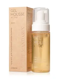 Гель-мус для обличчя Gel Mousse Active для проблемної шкіри очищення, себум баланс 160 мл White Mandarin Choice
