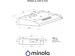 Витяжка Minola HPLS 512 I - мініатюра 7