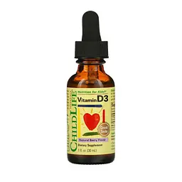 Рідкий вітамін D3 Vitamin D3 (Liquid) - 30ml Berry