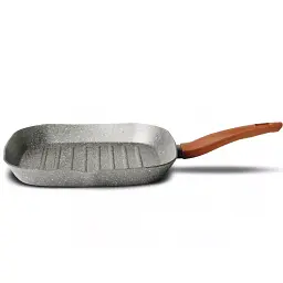 Сковорода гриль TVS Mineralia Eco Induction 28х28 см