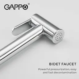 Набір гігієнічного душу прихованого монтажу Gappo G7290 з термостатом та гачком, хром, Хром - мініатюра 5