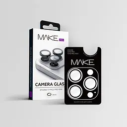 Захисне скло камери MAKE Apple iPhone 17 Pro/Pro Max Camera Glass White