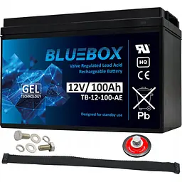 Акумулятор гелевий Heckermann Bluebox GEL 12V 100 Ah VRLA - мініатюра 4