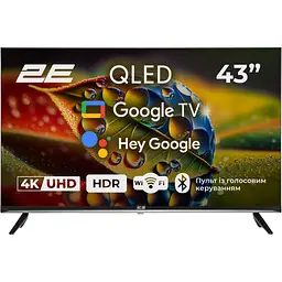 Телевізор 2E A77Q 43` QLED 4K (2E-43A77Q) [149337]
