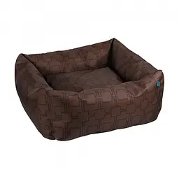 Лежак для собак та котів Barksi Home S квадратний Коричновий 40x40 см 1412048