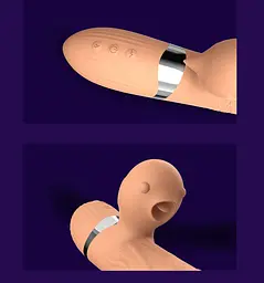 Вібратор Basia Thtusting Vibrator 2 in 1 Tongue Vibrators USB Boss Series 26-00140 102100 - мініатюра 6