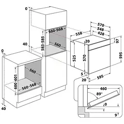 Духова шафа Whirlpool OMSK58CU1B - мініатюра 7