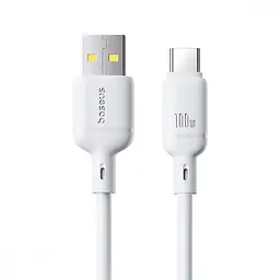 Кабель Baseus Silky Series Fast Charging Type-C 100W (2m) white (P10377703213-01)