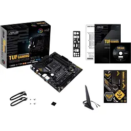 Материнська плата Asus TUF Gaming B550M-PLUS WIFI II sAM4 B550 4xDDR4 M.2 HDMI DP Wi-Fi BT mATX - мініатюра 2