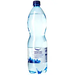 Вода мінеральна Карпатська Джерельна сильногазована 1 л (795946) - мініатюра 3