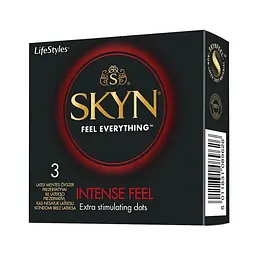 Презервативи SKYN Intense Feel – рельєфна насолода з точками та ребрами, 3 шт SKYN SX2546 101898