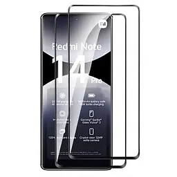 Захисне скло DK для Xiaomi Redmi Note 14 Pro Full Glue 3D 017731 black 2 шт.