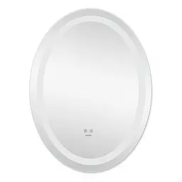 Дзеркало Kroner KRP Spiegel VO1 - 5070 з LED-підсвічуванням та антизапітнінням CV030040, Білий - мініатюра 3